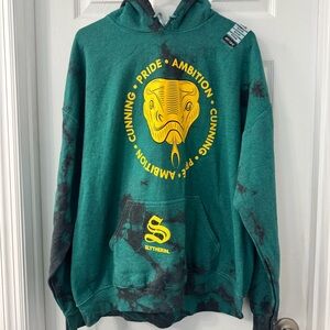 Slytherin tie dye Harry Potter hoodie